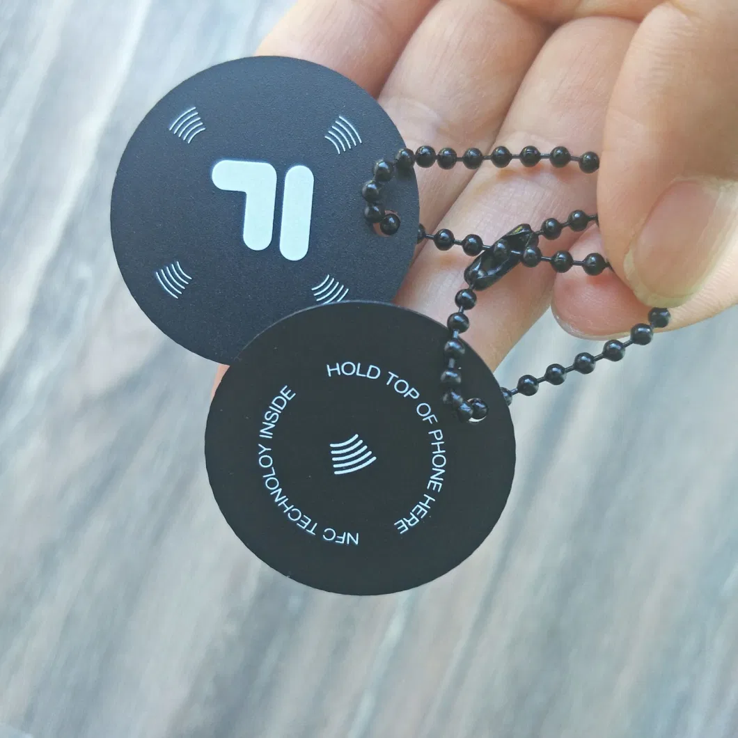 Url Programmable NFC Circle Hangtag