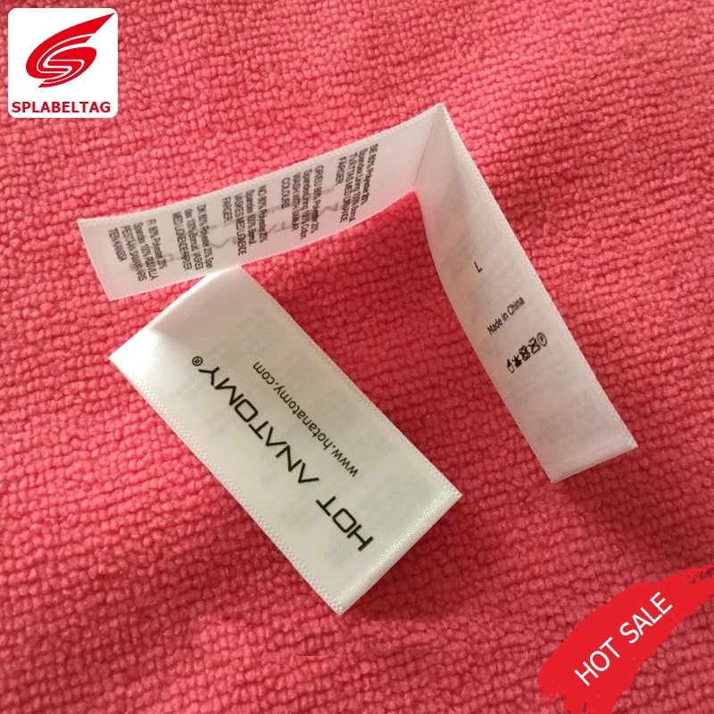 2021 Custom High Quality Silk Screen Care Printing Label for Clothing/Shirt